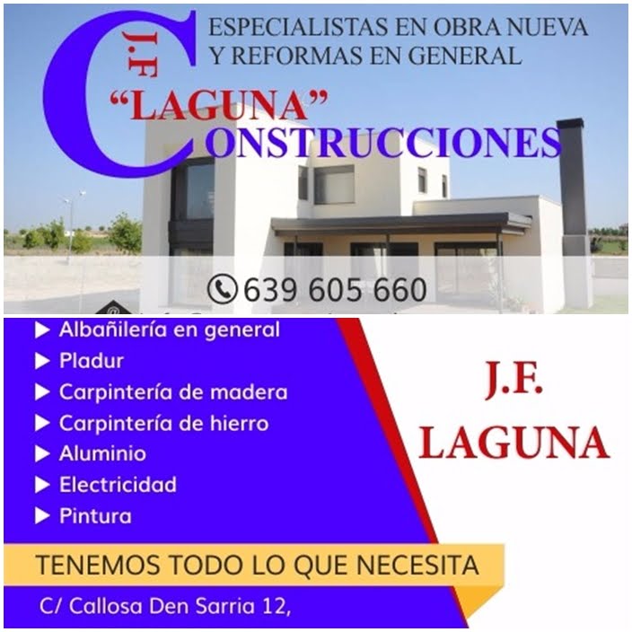CONSTRUCCIONES y REFORMAS JF.LAGUNA